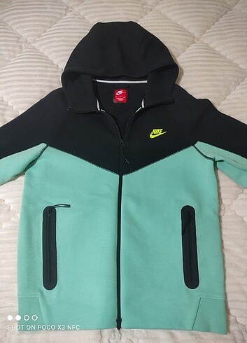 Kapşonlu fermuarlı sweatshirt hırka 