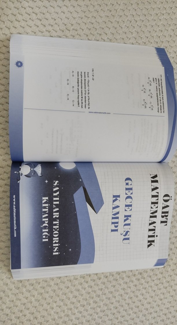 ÖABT Matematik Gece Kuşu Kampı Soru Bankası Ahmet Yıldırım - Görsel 3
