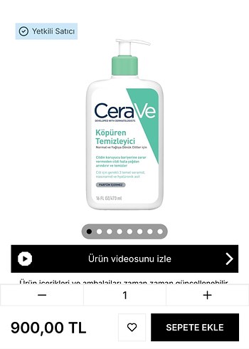 CeraVe Köpüren Temizleyici Jel - Görsel 2