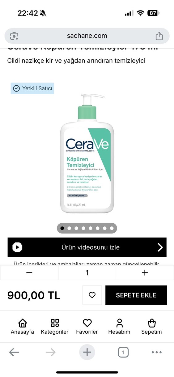CeraVe Köpüren Temizleyici Jel - Görsel 2