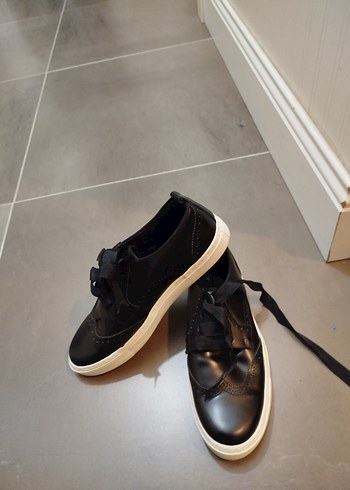 Kadın Siyah Beymen club Ayakkabı Bağcıkları - Görsel 2