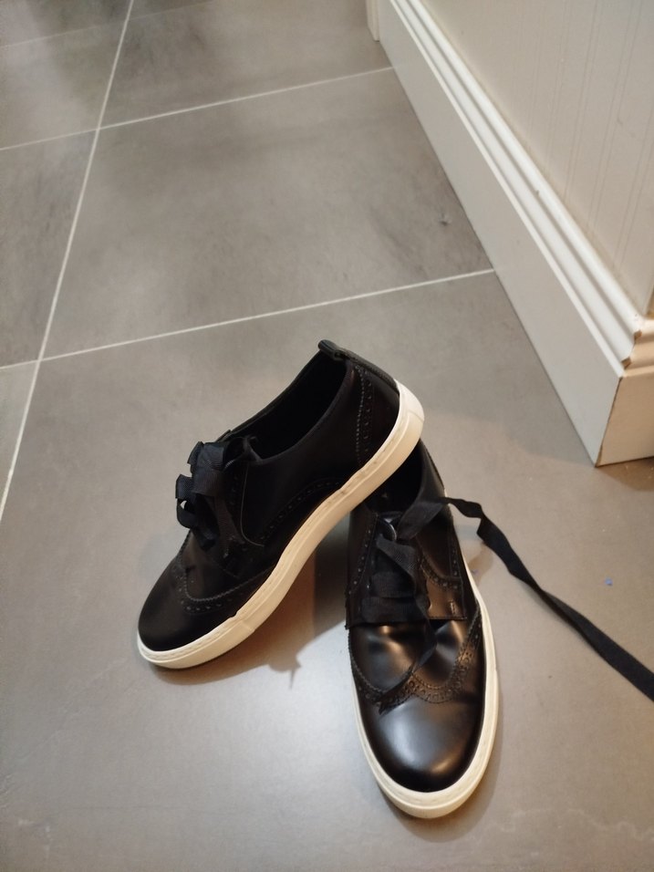 Kadın Siyah Beymen club Ayakkabı Bağcıkları - Görsel 2