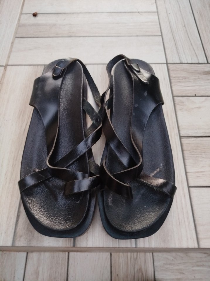 Siyah Kadın Sandalet - Görsel 2