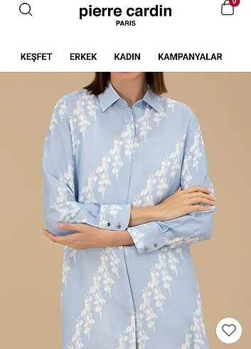 xl Beden mavi Renk Pierre Cardin elbise tunik