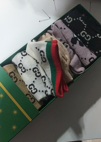 Renkli Baskıli çorap - Görsel 2