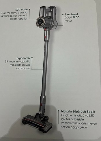 Heifer Şarjlı Dik süpürge - Görsel 10
