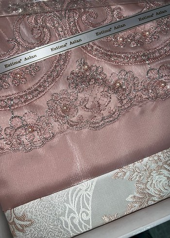 Nakışlı Pembe Nevresim Takımı - Görsel 3