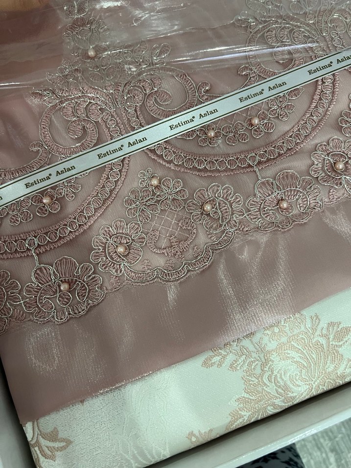 Nakışlı Pembe Nevresim Takımı - Görsel 5