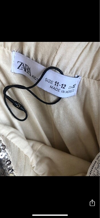 Zara Zara payetli pantolon