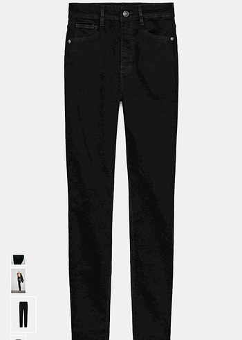 Siyah Dar Kesim Kadın Pantolon - Görsel 4