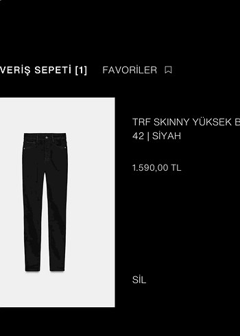 Siyah Dar Kesim Kadın Pantolon - Görsel 5