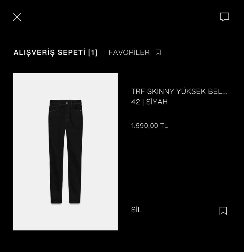 Siyah Dar Kesim Kadın Pantolon - Görsel 5