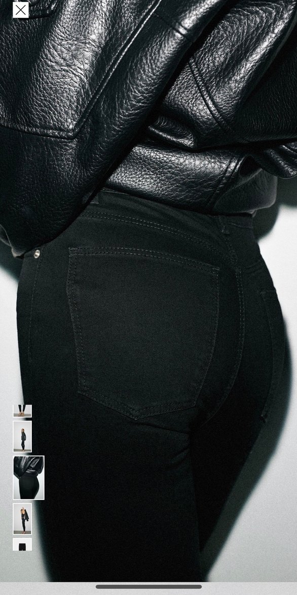 Siyah Dar Kesim Kadın Pantolon - Görsel 3