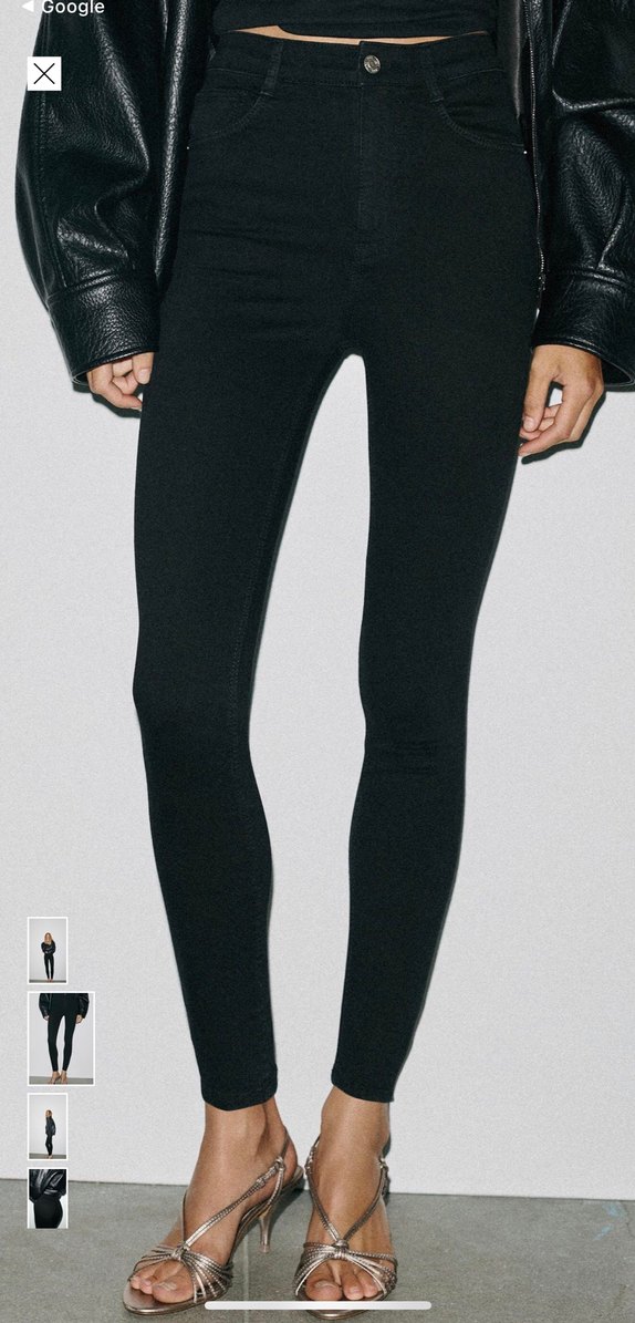 Siyah Dar Kesim Kadın Pantolon - Görsel 2