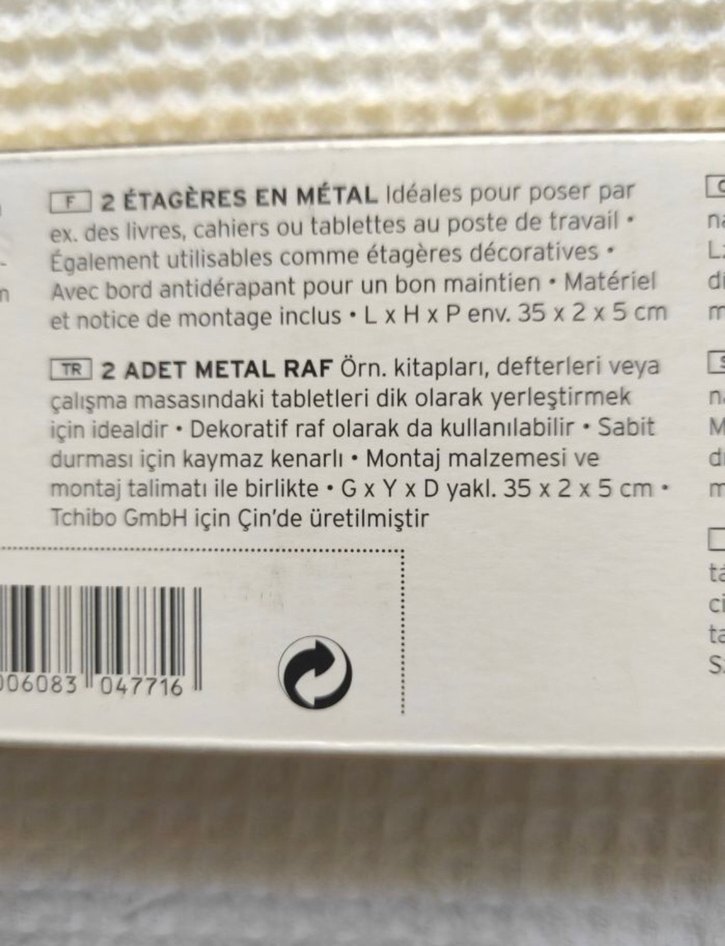 2'li Metal Raf Seti Beyaz - Görsel 3