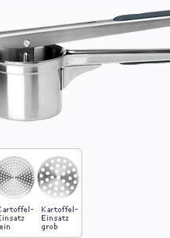 Gri Patates Sıkacağı ve Dilimleyici Seti - Görsel 3