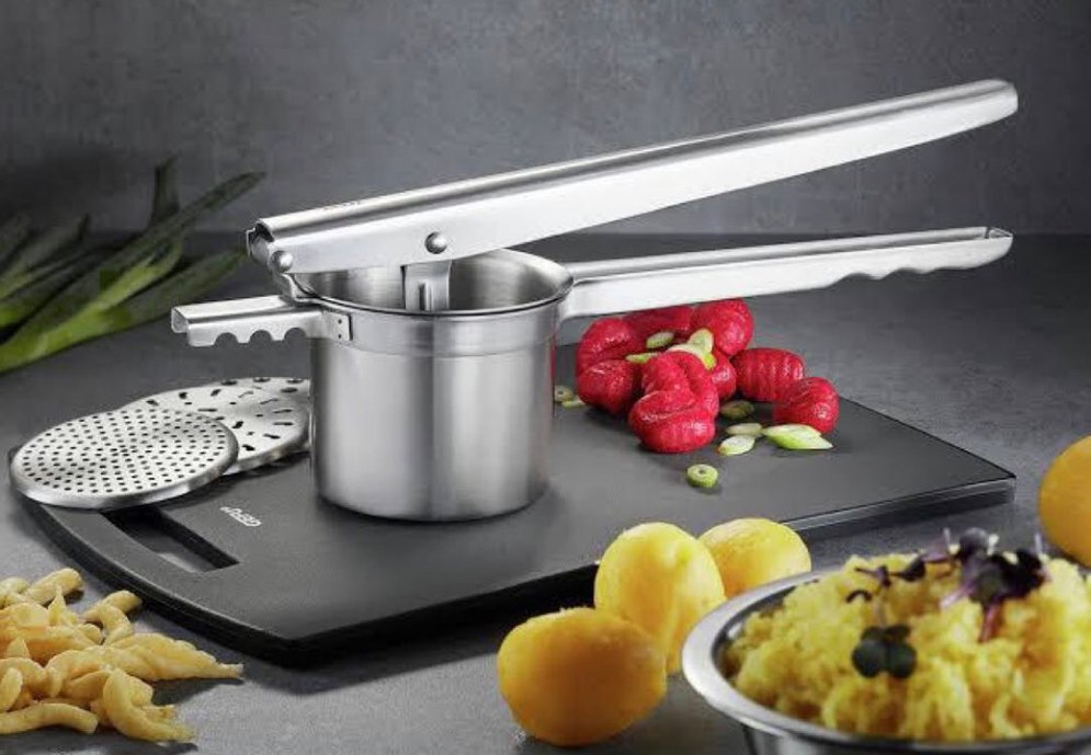 Gri Patates Sıkacağı ve Dilimleyici Seti - Görsel 2