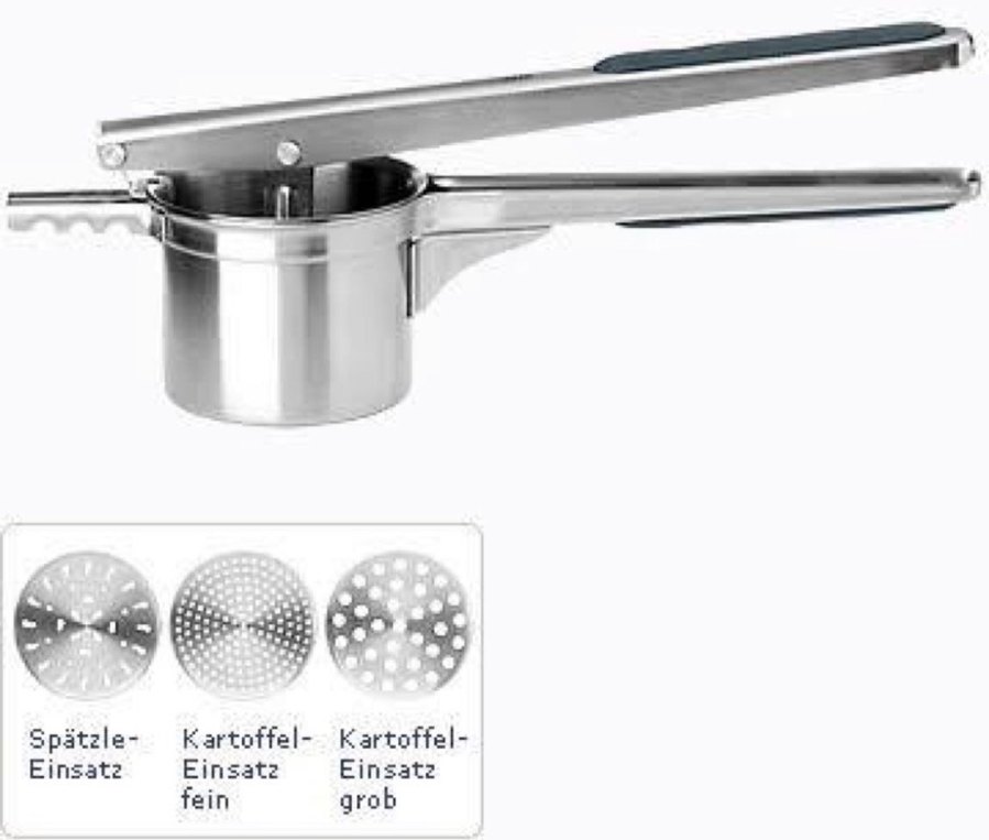 Gri Patates Sıkacağı ve Dilimleyici Seti - Görsel 3