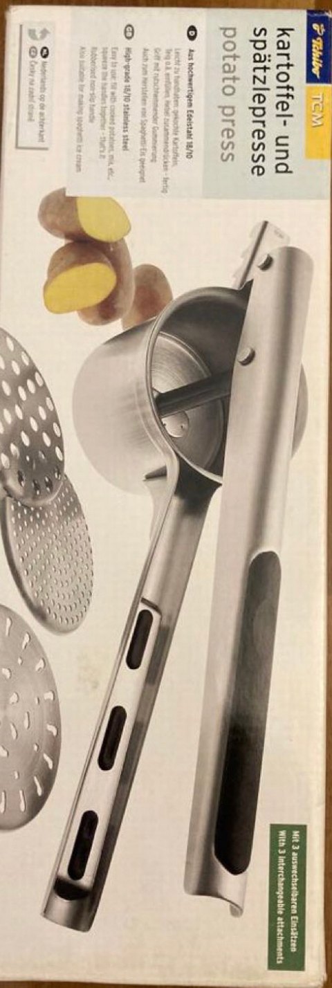 Gri Patates Sıkacağı ve Dilimleyici Seti - Görsel 4