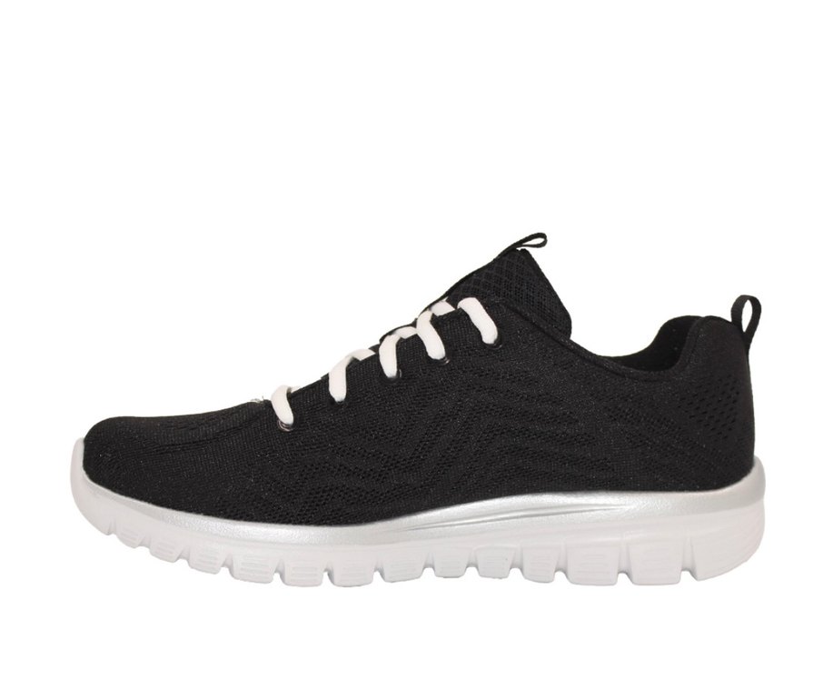 Skechers Siyah Basic Spor Ayakkabı - Görsel 2