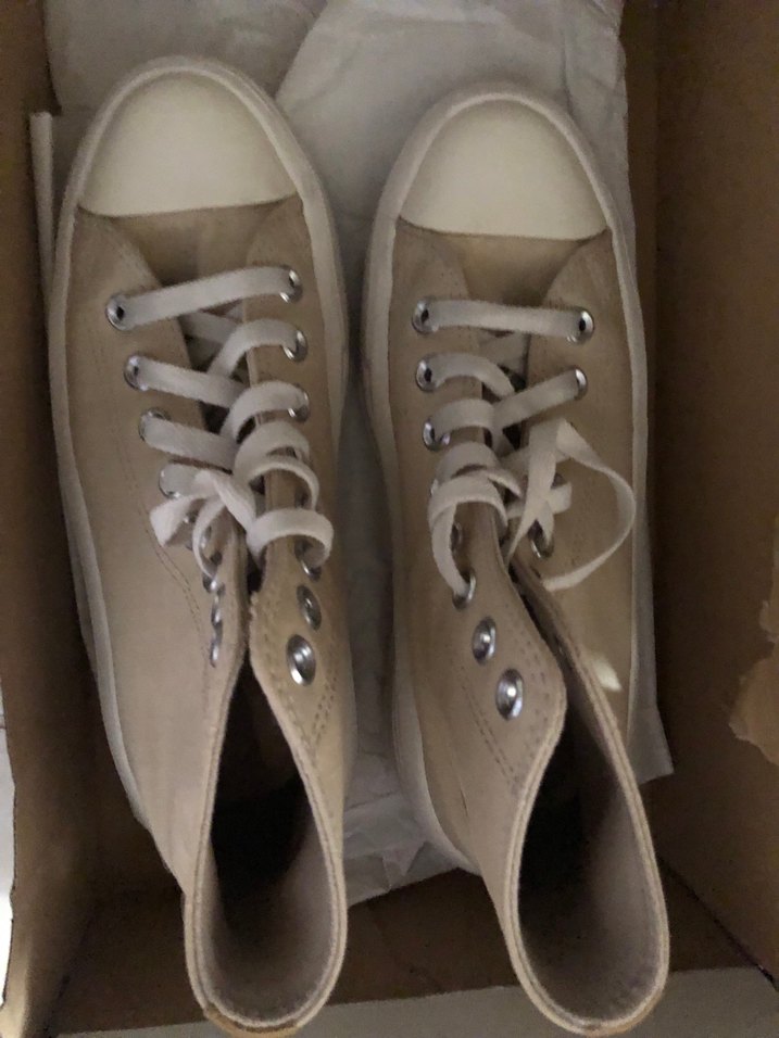 Bej Kadın Dolgu Topuklu Spor Ayakkabı - Görsel 4