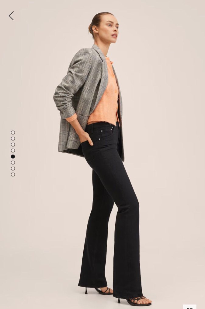 Siyah Regular Fit Kadın Midi Jean - Görsel 3