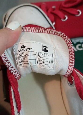Lacoste bez ayakkabı 