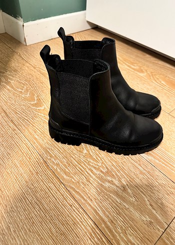 Hotiç Siyah Deri Bot - Görsel 2