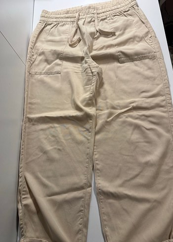 Bej Pamuklu Pantolon - Görsel 2