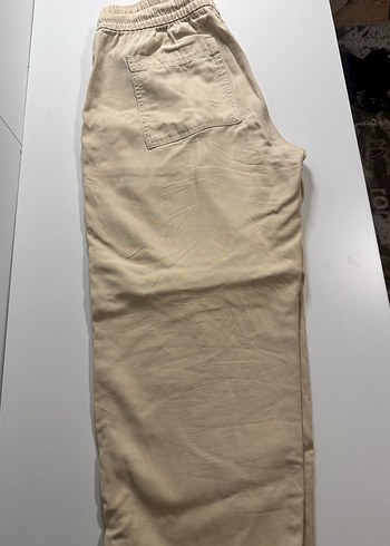 Bej Pamuklu Pantolon - Görsel 3