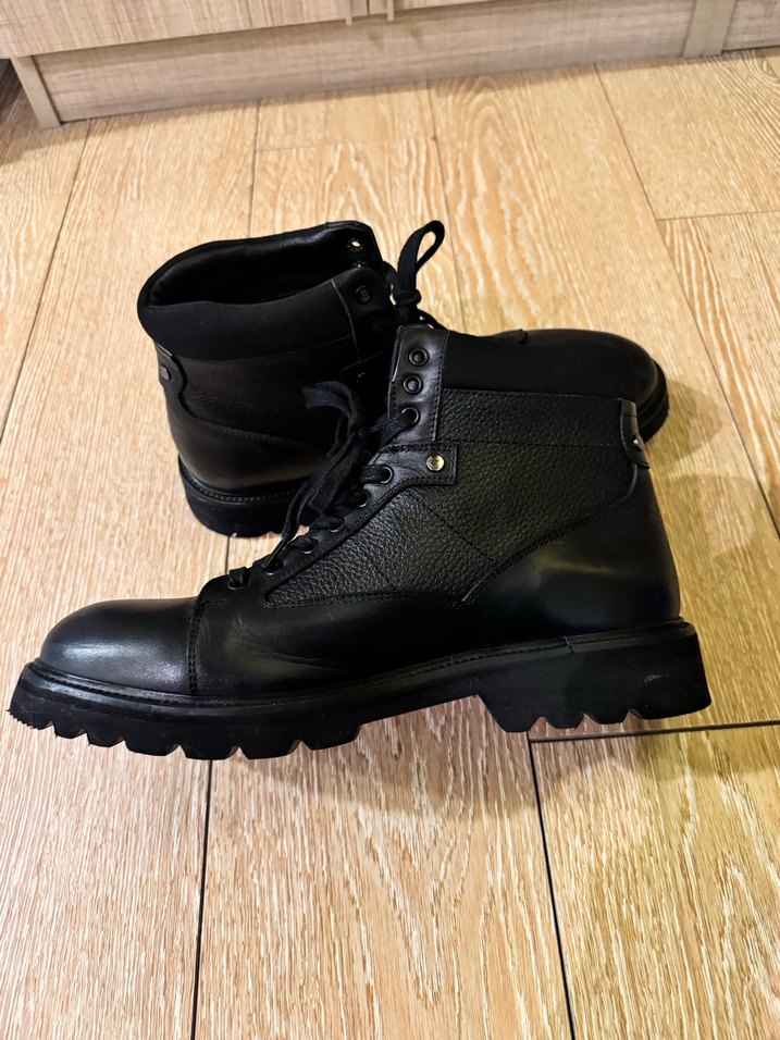 Siyah Deri Erkek Bot - Görsel 5