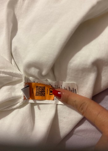 Unisex Beyaz Kısa Kollu Polo Bear Tişört - Görsel 3