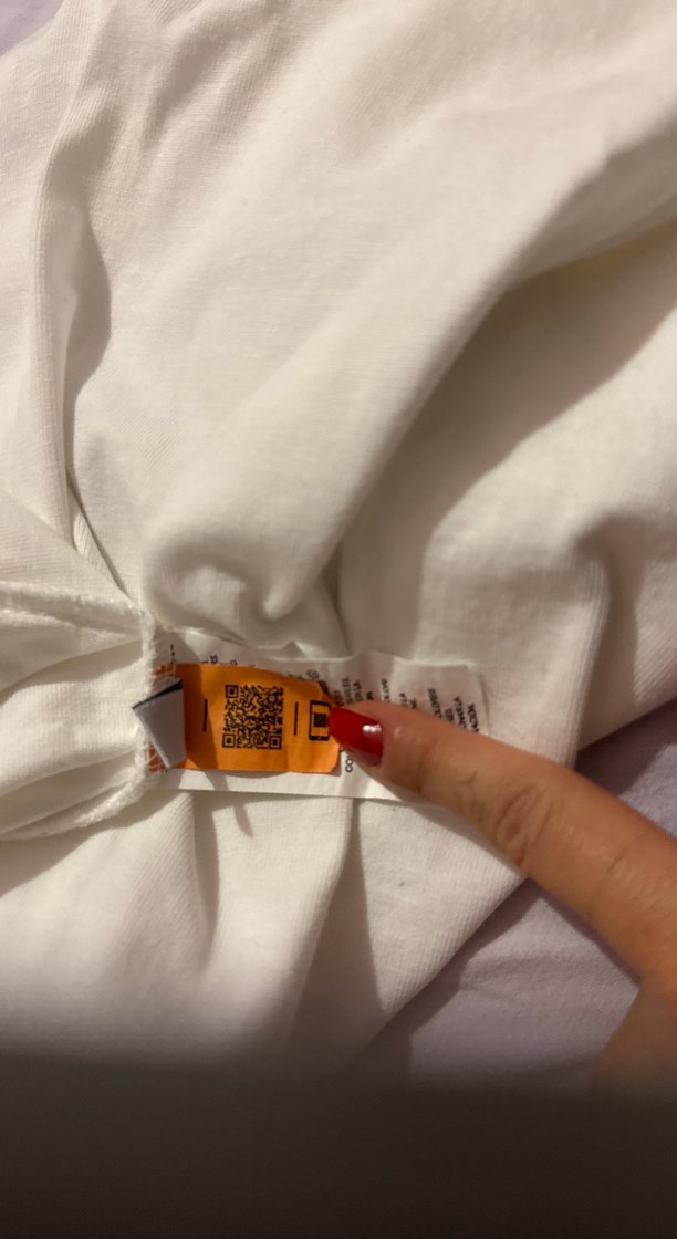 Unisex Beyaz Kısa Kollu Polo Bear Tişört - Görsel 3