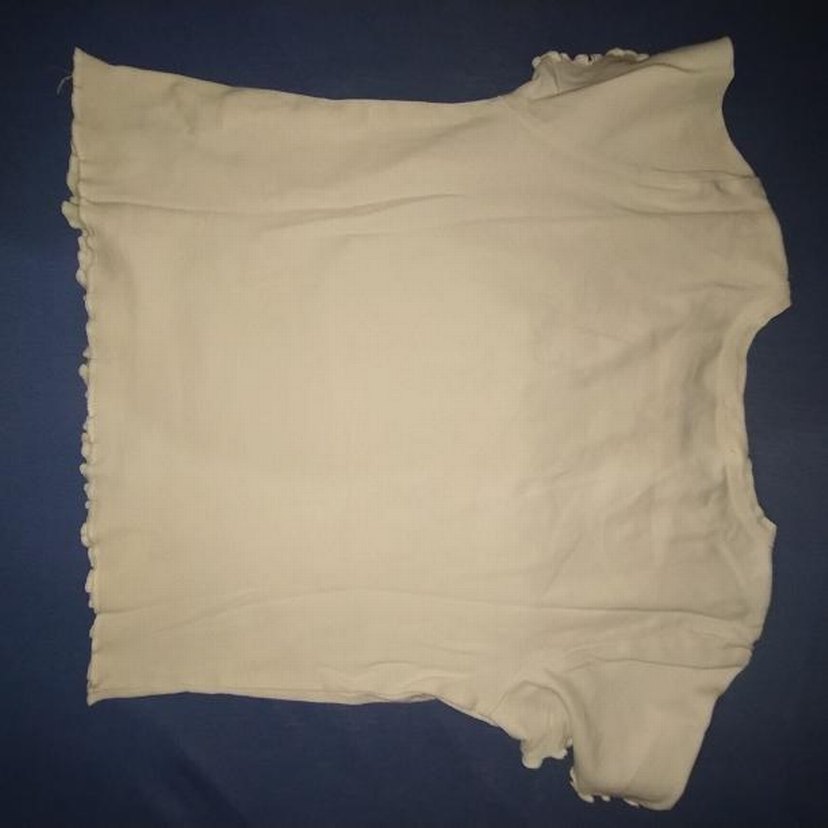 Baskılı Beyaz Pamuklu Bohem Hamile Tişörtü - Görsel 2