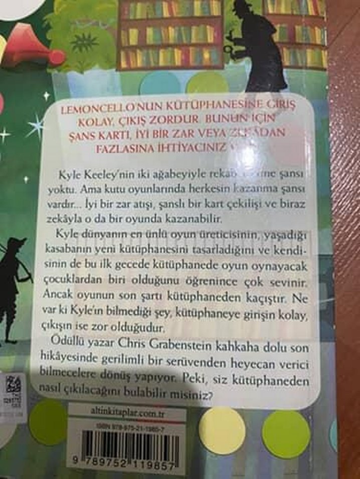 Bay Lemoncello'nun Kütüphanesinden Karışık Mizah Kitabı - Görsel 3