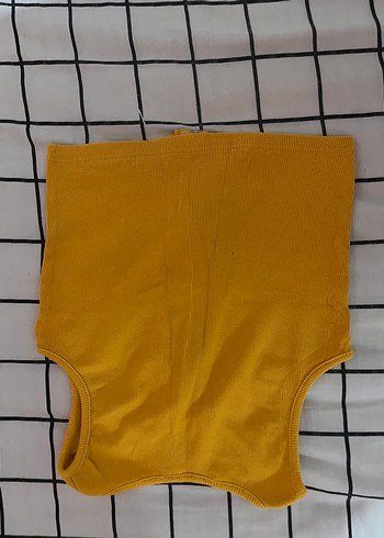 Sarı Fermuarlı crop - Görsel 2