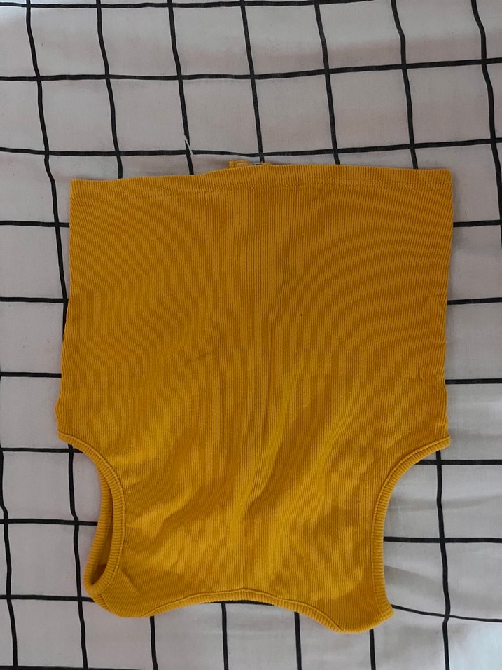 Sarı Fermuarlı crop - Görsel 2