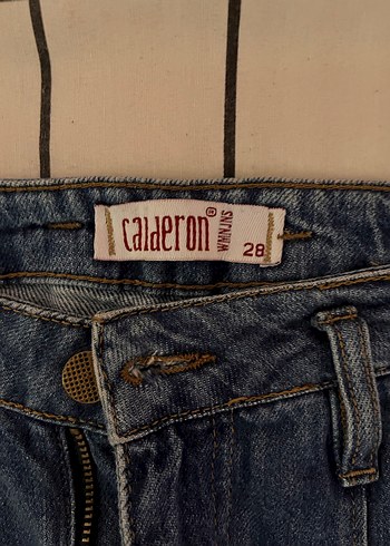 Gri Mavi Rahat Kesim Kadın Kot Pantolon - Görsel 2