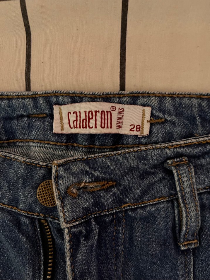 Gri Mavi Rahat Kesim Kadın Kot Pantolon - Görsel 2