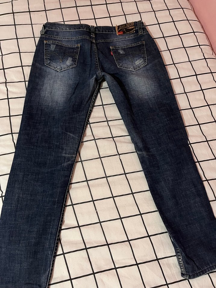 Levis Kadın  Mavi Denim Regular Fit Jean - Görsel 3