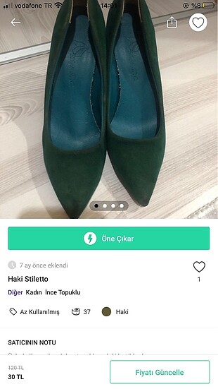 Stiletto ayakkabı