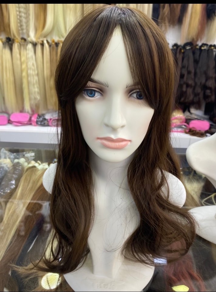 Sentetik,dalgalı uzun peruk - Görsel 5