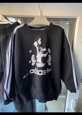 Siyah Baskılı Erkek Çocuk Eşofman Takımı - Görsel 4