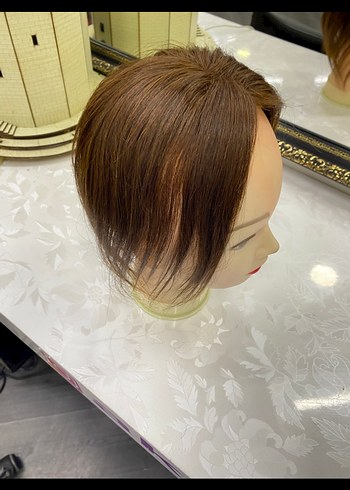 Gerçek saç kadın tül tepelik - Görsel 7