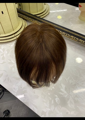 Gerçek saç kadın tül tepelik - Görsel 6