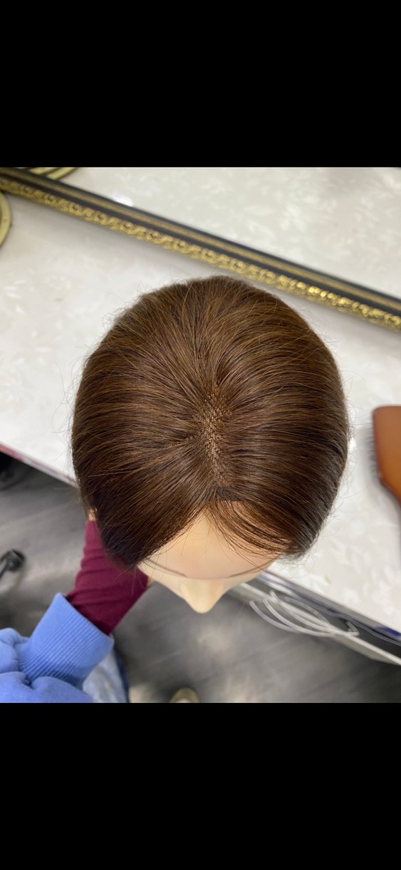 Gerçek saç kadın tül tepelik - Görsel 3