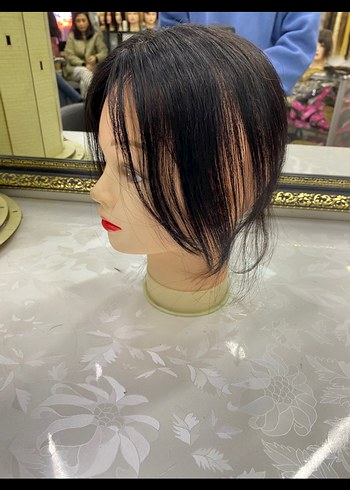 Gerçek saç kadın tül tepelik - Görsel 5