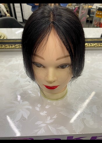 Gerçek saç kadın tül tepelik - Görsel 2