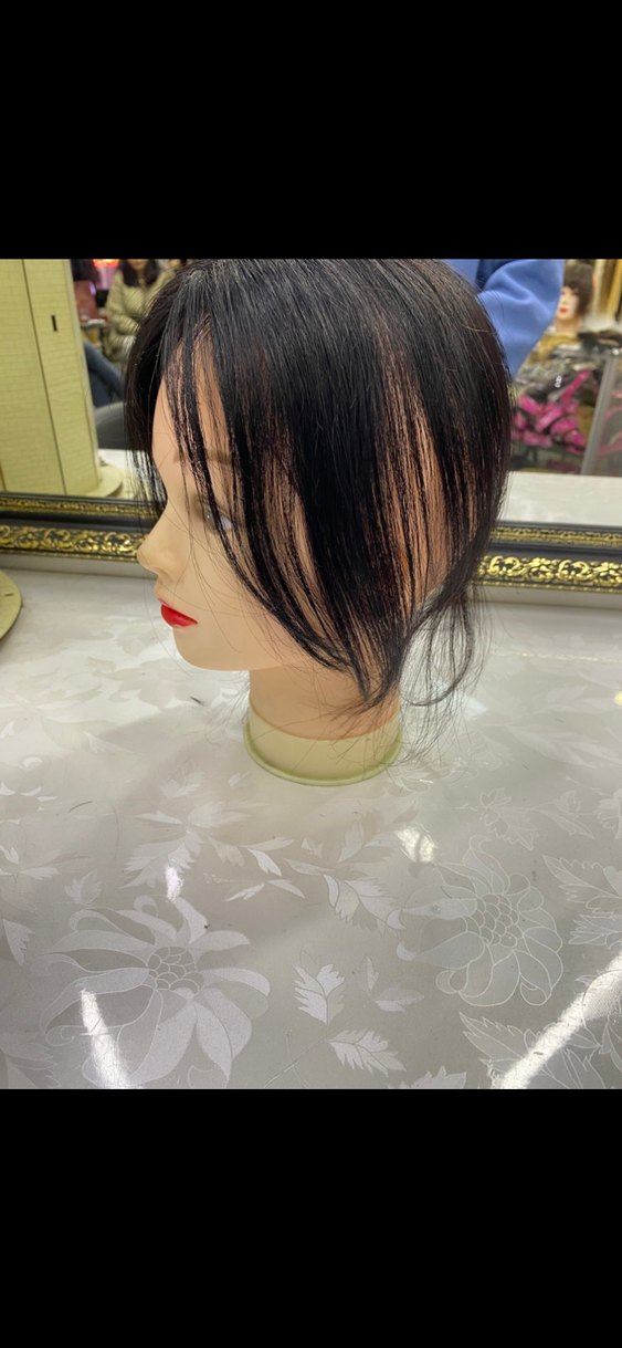 Gerçek saç kadın tül tepelik - Görsel 4