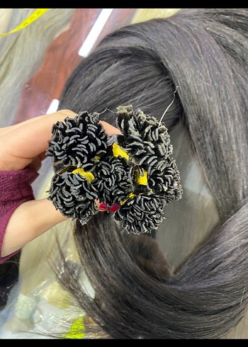 Siyah gerçek Saç kaynak - Görsel 4